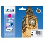 C13T70334010, Картридж EPSON T7033 пурпурный для WP-4015/4095/4515/4595