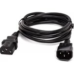 Кабель питания Filum FL-PC10-C13-C14-1.8M С13- C14, 3х0.75мм², 220В, 10A ...