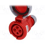 Розетка кабельная 32А 400V 3P+E IP67 2242-6
