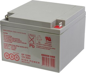 GP12260 WBR, аккумулятор свинцовый
