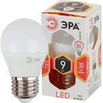 Лампочка светодиодная ЭРА STD LED P45-9W-827-E27 E27 / Е27 9Вт шар теплый белый ...