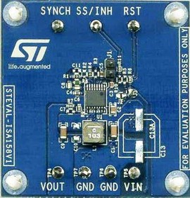 STEVAL-ISA158V1, Оценочный модуль, синхронный понижающий импульсный преобразователь 2A, ток покоя 30мкА
