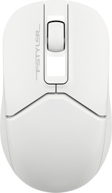 Фото 1/5 Мышь A4Tech Fstyler FG12 белый оптическая (1200dpi) беспроводная USB (3but)