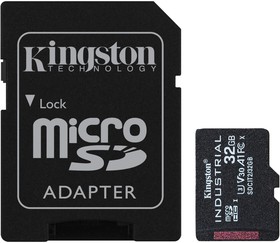 Фото 1/2 SDCIT2/32GBCP, Memory Cards 32GB microSDHC Industrial C10 A1 pSLC Card SD Adapter Not Included