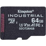 SDCIT2/64GBSP, 64 GB Industrial MicroSDXC Micro SD Card, Class 10, UHS-I, U3, V30, A1