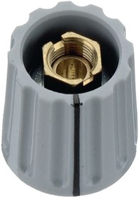021-4410, 21mm Grey Potentiometer Knob for 6mm Shaft Round Shaft, 021-4410