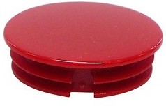 040-1035, 10mm Red Potentiometer Knob Cap, 040-1035