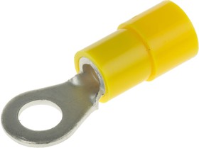 Фото 1/4 3240028, C-RCI 6/M5 Insulated Ring Terminal, M5 Stud Size, 4mm² to 6mm² Wire Size, Yellow