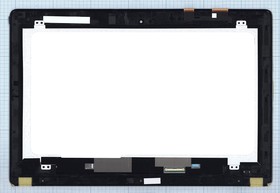 Фото 1/2 Экран в сборе (матрица + тачскрин) для Asus X450CC черный с рамкой