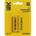 ABT-LR06-OP-L02, Батарейка щелочная Alkaline LR06/AA (2шт/блистер) IEK