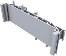 CIME/E/BEF3500S, DIN Rail Support Base with Foot, Euro, 35x119.5x27.6mm, Grey, Polyamide, IP20