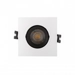 Denkirs Белый/черный Встраиваемый светильник IP 20 10 Вт GU5.3 LED пластик