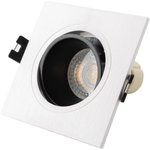 Denkirs Белый/черный Встраиваемый светильник IP 20 10 Вт GU5.3 LED пластик
