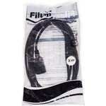 Кабель питания Filum FL-PC10-C13-C14-3M С13- C14, 3х0.75мм², 220В, 10A, чёрный, 3м