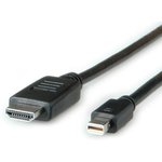11.04.5793-10, Male Mini DisplayPort to Male HDMI, PVC Cable, 4.5m