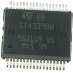 STA510FTR, Audio Amplifiers 44-V, 5.5-A, quad power half-bridge
