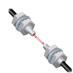 PIT46UHT1, Fiber Optic Cables Plastic Fiber, Opposed Mode; Core Dia.: 1 mm; Fiber Length 2 m; Thread; Free cut