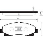 SP1470, SP1470SNS_[45022SJCA00] !колодки дисковые п.\ Acura TL 09  ...