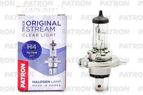 PLH4-75/70, Лампа PATRON галогеновая H4 P43T 75W