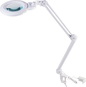 Лупа 8608D 3D/5D (3 дптр, 5 дптр, 150 мм) на струбцине с подсветкой LED, Veber | купить в розницу и оптом