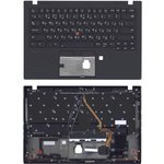Клавиатура (топ-панель) для ноутбука Lenovo ThinkPad X1 Carbon Gen 8 черная с ...