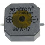 SMA-17S, 17 мм, Пьезоизлучатель с генератором, SMD