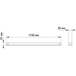 Светильник светодиодный ЭРА SPO-501-M-4K-18 линейный замена T8 G13 LED 1200мм ...