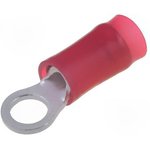 36150, PIDG Insulated Ring Terminal, M3.5 Stud Size, 0.26mm² to 1.65mm² Wire ...