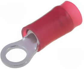 Фото 1/3 36150, PIDG Insulated Ring Terminal, M3.5 Stud Size, 0.26mm² to 1.65mm² Wire Size, Red