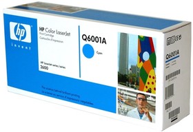 Фото 1/10 Тонер-картридж HP Q6001A голубой для Color LaserJet 2600 2000стр.