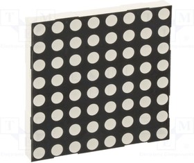 KWM-50881CBB, Дисплей: LED; матрица; 8x8; синий; 15?30мкд; катод; 60,2x60,2мм