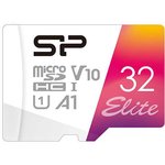 Флеш карта microSDHC 32GB Silicon Power SP032GBSTHBV1V20SP Elite + adapter