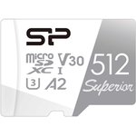 Флеш карта microSDXC 512GB Silicon Power SP512GBSTXDA2V20SP Superior + adapter