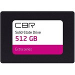 CBR SSD-512GB-2.5-EX21, Внутренний SSD-накопитель, серия "Extra", 512 GB, 2.5" ...