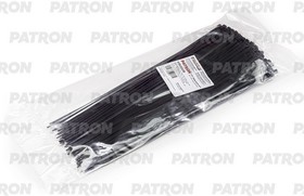 Фото 1/2 P36300B, Комплект пластиковых хомутов 3.6 х 300 мм, 100 шт, Nylon 6.6, черные