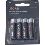 LECAR000053106, Батарейка LR06 Lecar (AA-пальчиковые) 4 шт в блистере