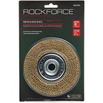 RF-BWF005, Кордщетка для УШМ дисковая 125мм латунь в блистере ROCKFORCE