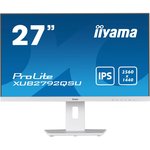 LCD IIYAMA 27" XUB2792QSU-W5 белый {IPS 2560x1440 75Hz DVI HDMI DisplayPort USB ...