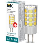 LLE-CORN-4-230-40-G4, Лампа LED CORN капсула 3,5Вт 230В 4000К керамика G4 IEK