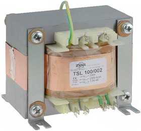 TSL 100/002, Трансформатор: сетевой, 230ВAC, 230В, 7,2В, 0,3А, 4А
