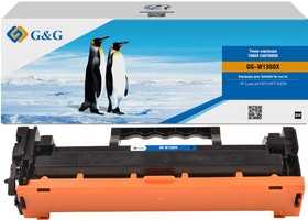 Фото 1/6 Картридж лазерный G&G 136X GG-W1360X черный (2600стр.) для HP LaserJet M211d/209/233/234