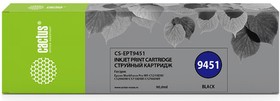 Фото 1/10 Картридж Cactus CS-EPT9451, T9451, черный пигментный / CS-EPT9451