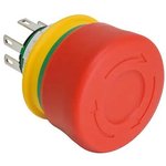 XA1E-BV3SG02RH, 16MM SB 2NC SOLDER BRIGHT-RED