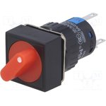 LAS1-AF-11X/21/R/12V, Переключатель: поворотный, Пол: 2, SPDT, 3A/220ВAC ...