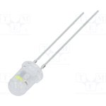 OSW5DS51A5A, LED; 5mm; white cold; 4200?5800mcd; 100°; 3?5V; Lens: diffused; 20mA