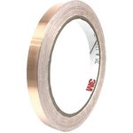 1181-3/8"X18yd, EMI Gaskets, Sheets, Absorbers & Shielding COPPER COND ADH TAPE