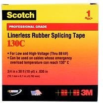 130C (1-1/2"X30'), Adhesive Tapes LINERLESS SPLICE 1.5