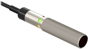 M12EQ5, Photoelectric Sensors M12 Series: Emitter; Range: 5 m; Input 10-30 V dc; Output: No output; 150 mm (6 in) M12 Pigtail QD