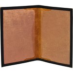 Обложка для паспорта Brown натуральная кожа АВТОСТОП
