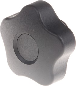 Фото 1/4 69953 Black Multiple Lobes Clamping Knob, M8, Threaded Hole